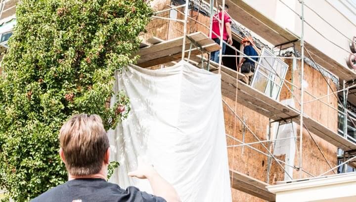 Overseeing Workers and Repairs at Hampton Inn
