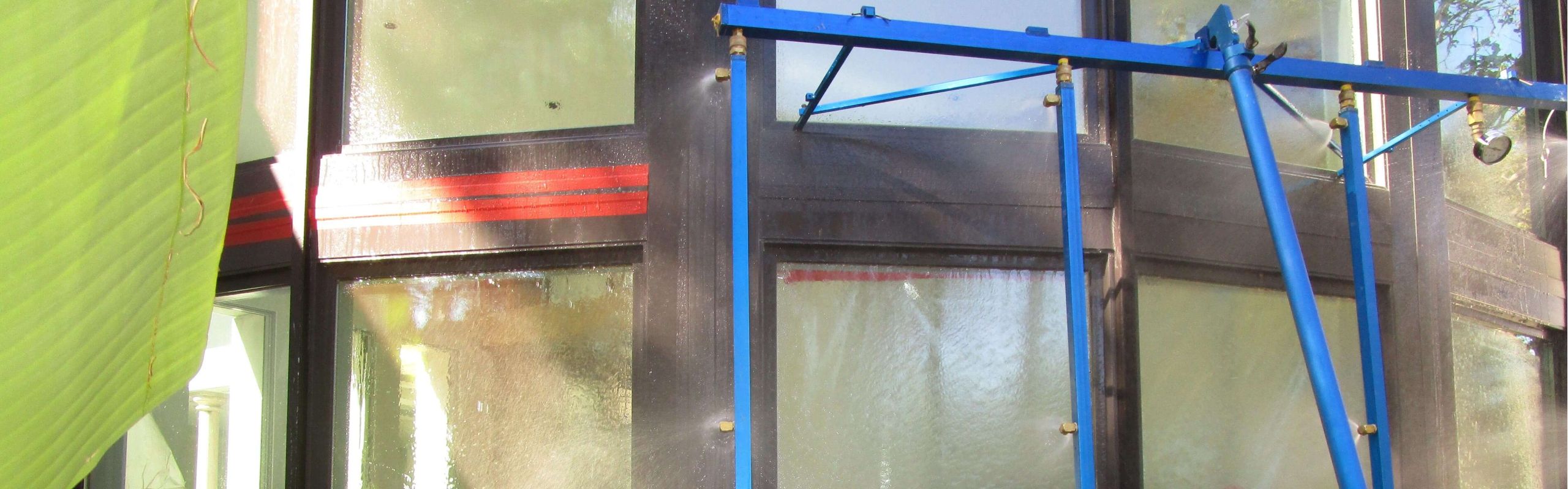 Damaged Window from poor construction