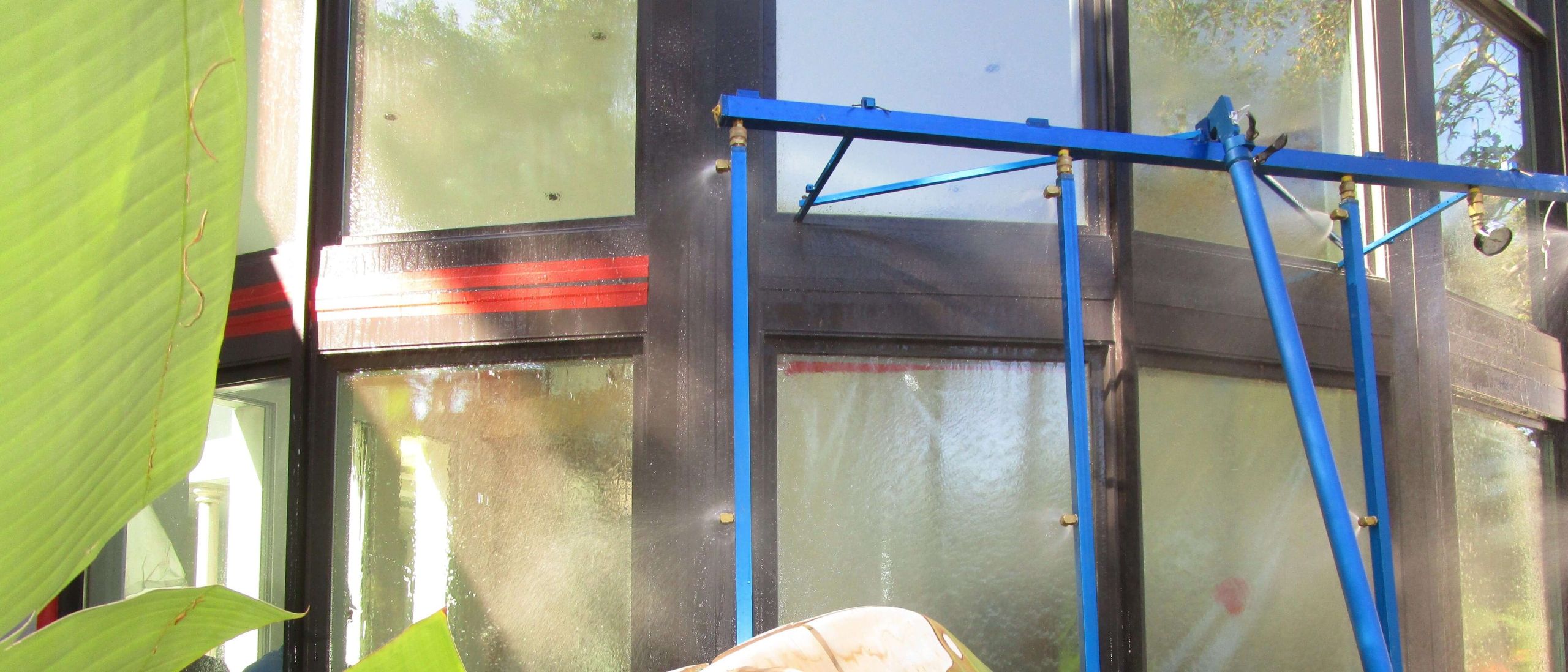 Damaged Window from poor construction