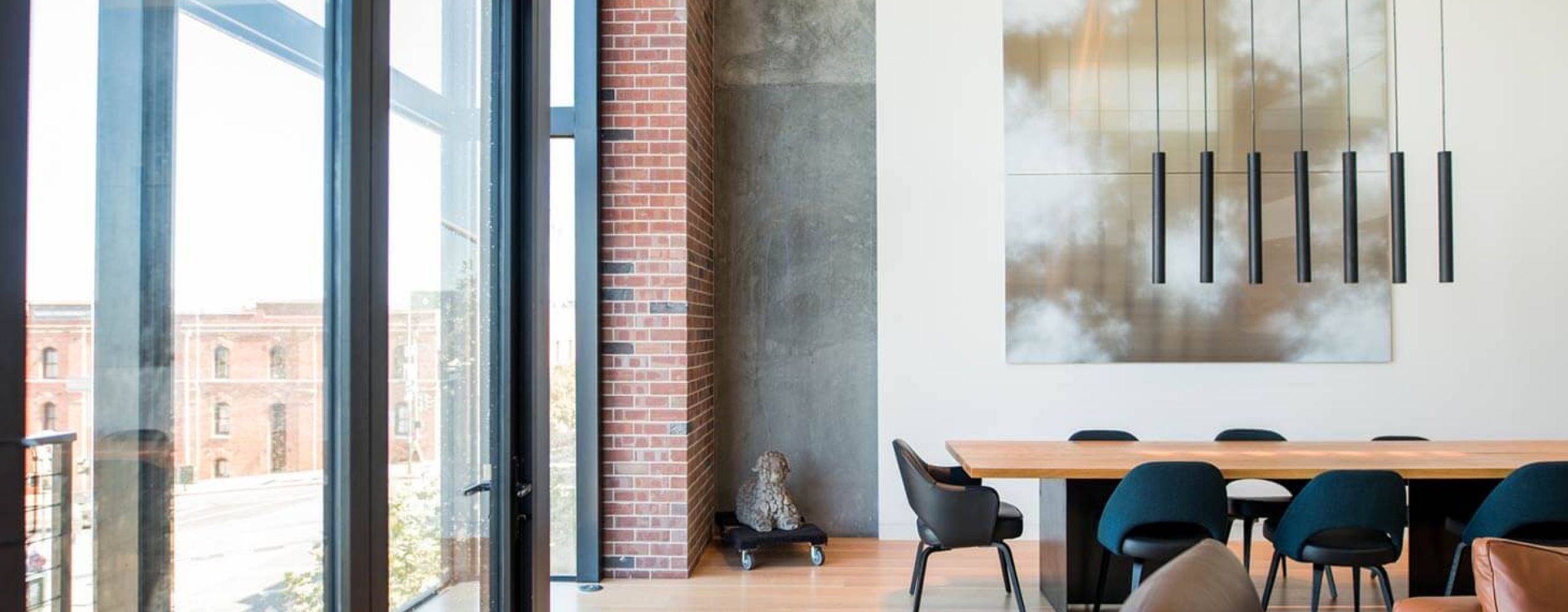 Interior Dining Space with Views