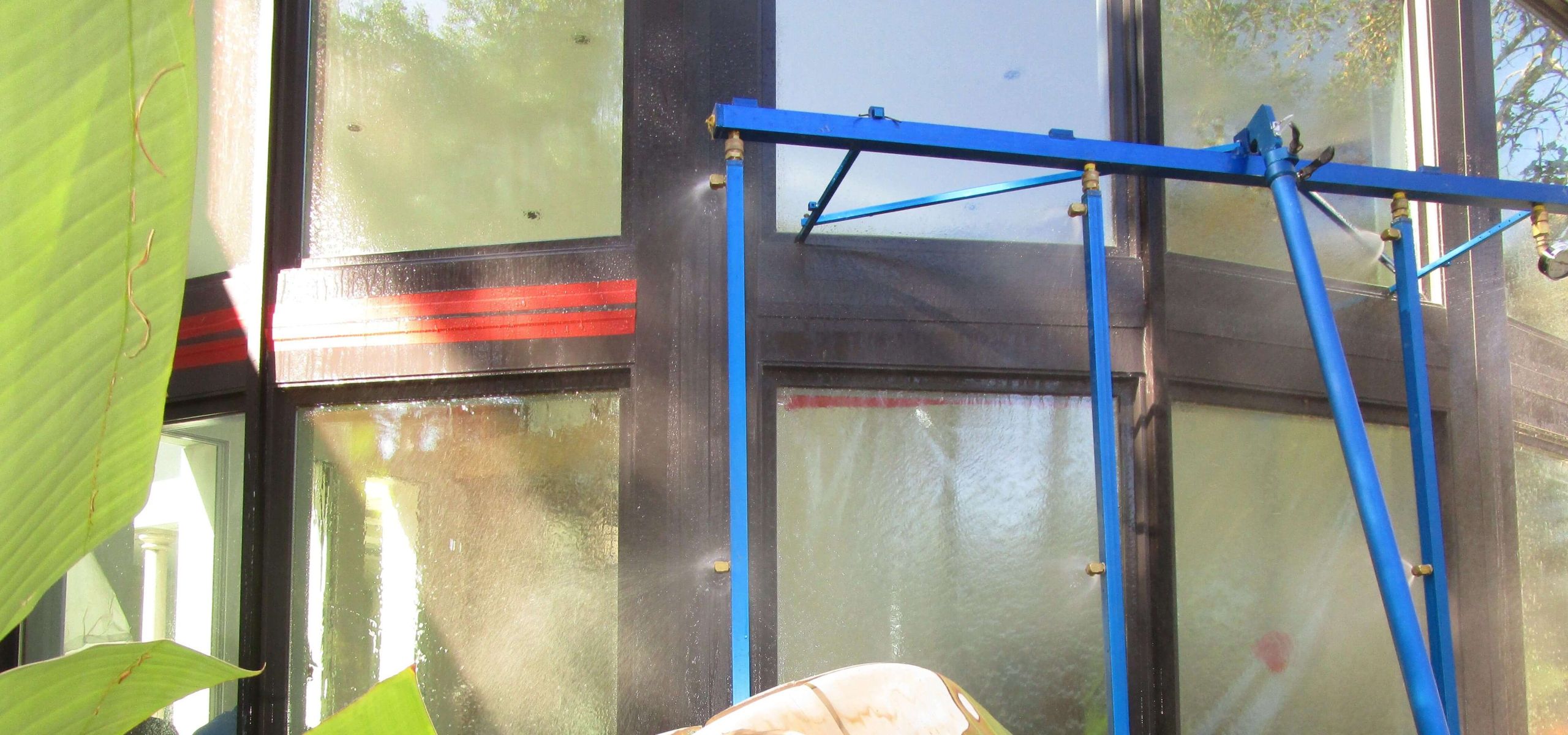 Damaged Window from poor construction