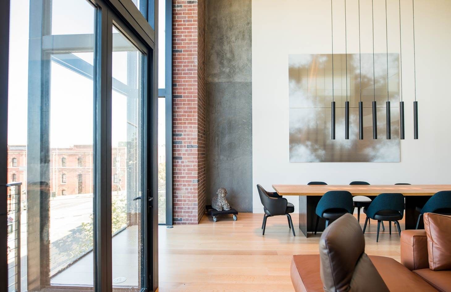 Interior Dining Space with Views