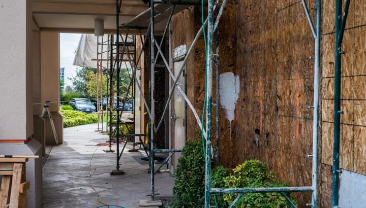 Plaster Repairs at Hampton Inn