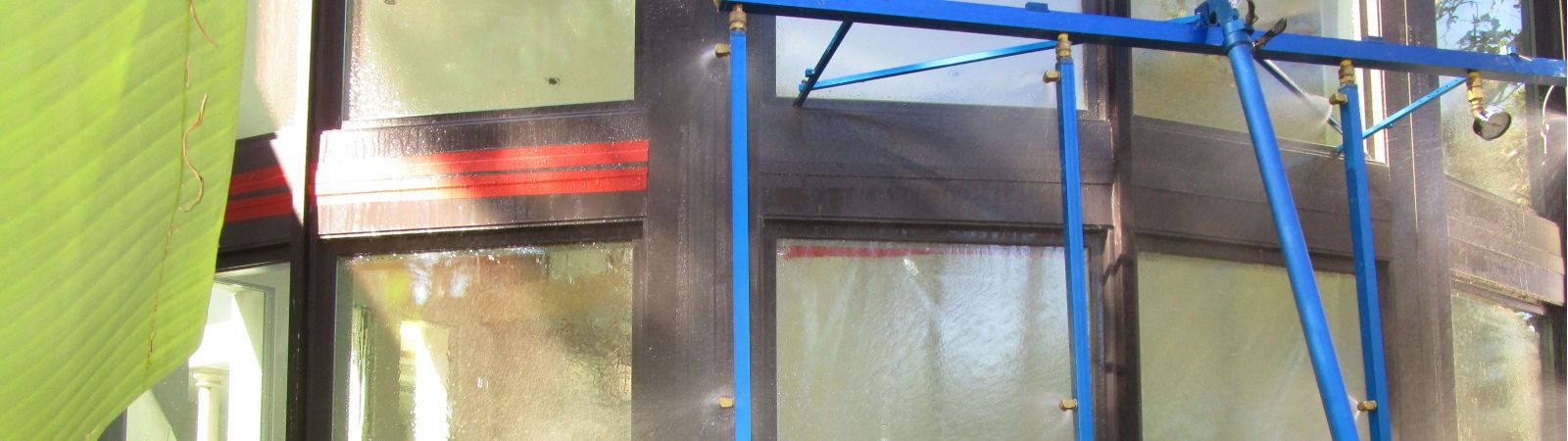 Damaged Window from poor construction